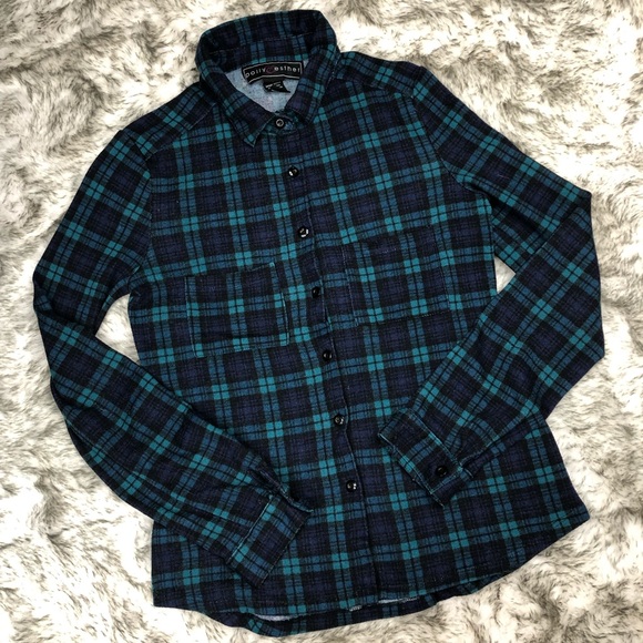 Polly & Esther Tops - Polly & Esther | Plaid Button Down Flannel Shirt Polly & Esther Tops - Polly & Esther | Plaid Button Down Flannel Shirt